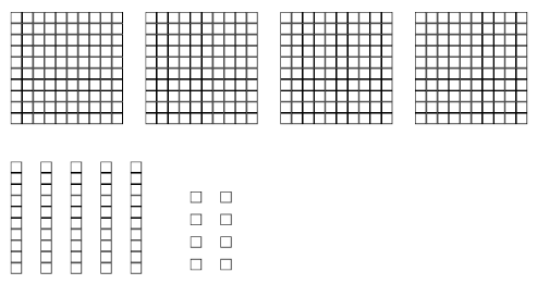 Small Many Square FlexiQuiz - MATHPLUS-Write-numbers-up-to-1000-with-small-squares---SET-2
